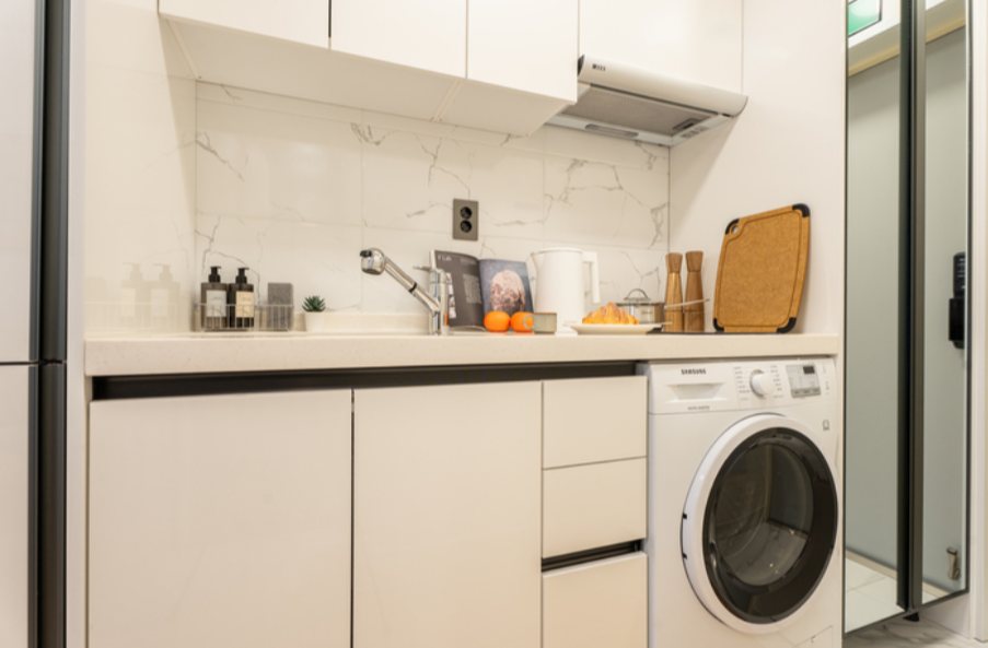 Cuisine avec lave-linge